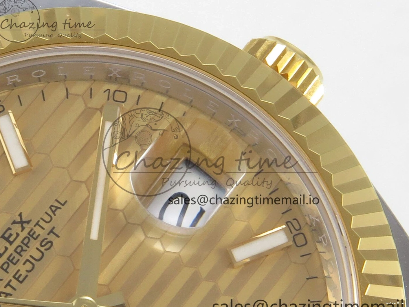 0521 DateJust 41 126333 SS YG ARF 1:1 Best Edition YG Texture Stick Dial on Oyster Bracelet SH3235 (Weighted) Efficient 209